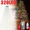Kitcheniva 6.56FT x 16 Lines 320 LED Christmas Tree Waterfall String Lights